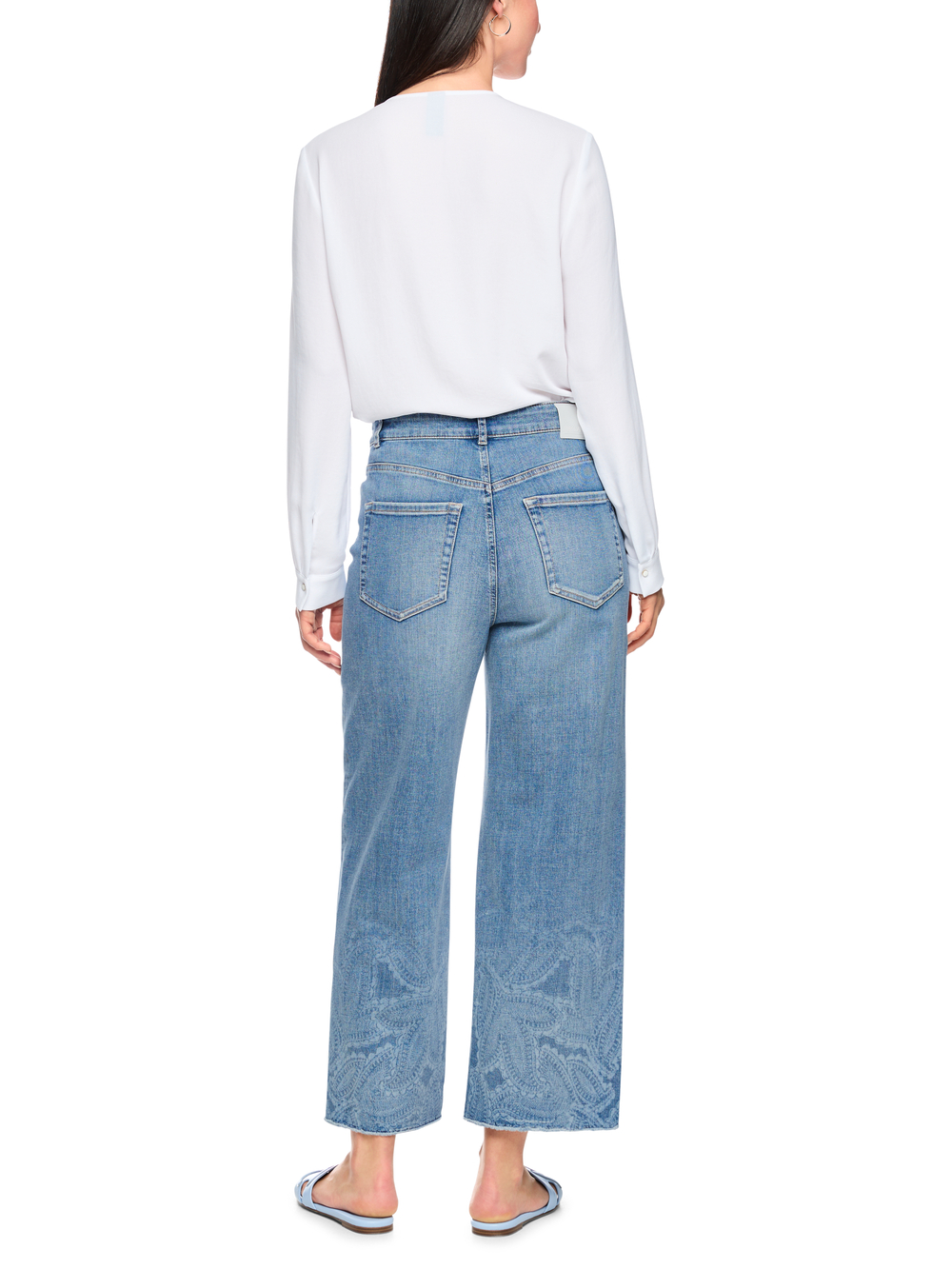 Джинсы из хлопка