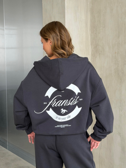 Худи на молнии 04, графит