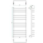 Полотенцесушитель ГРОТА ECOFORTE 53/120(-), (1 шт)
