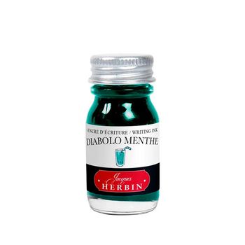 Чернила во флаконе Herbin 10 мл Diabolo menthe бирюзовые (11533T)