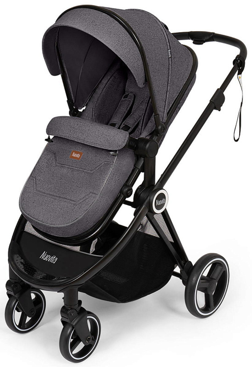 Детская коляска Nuovita Luno 2 в 1 Grigio/Серый