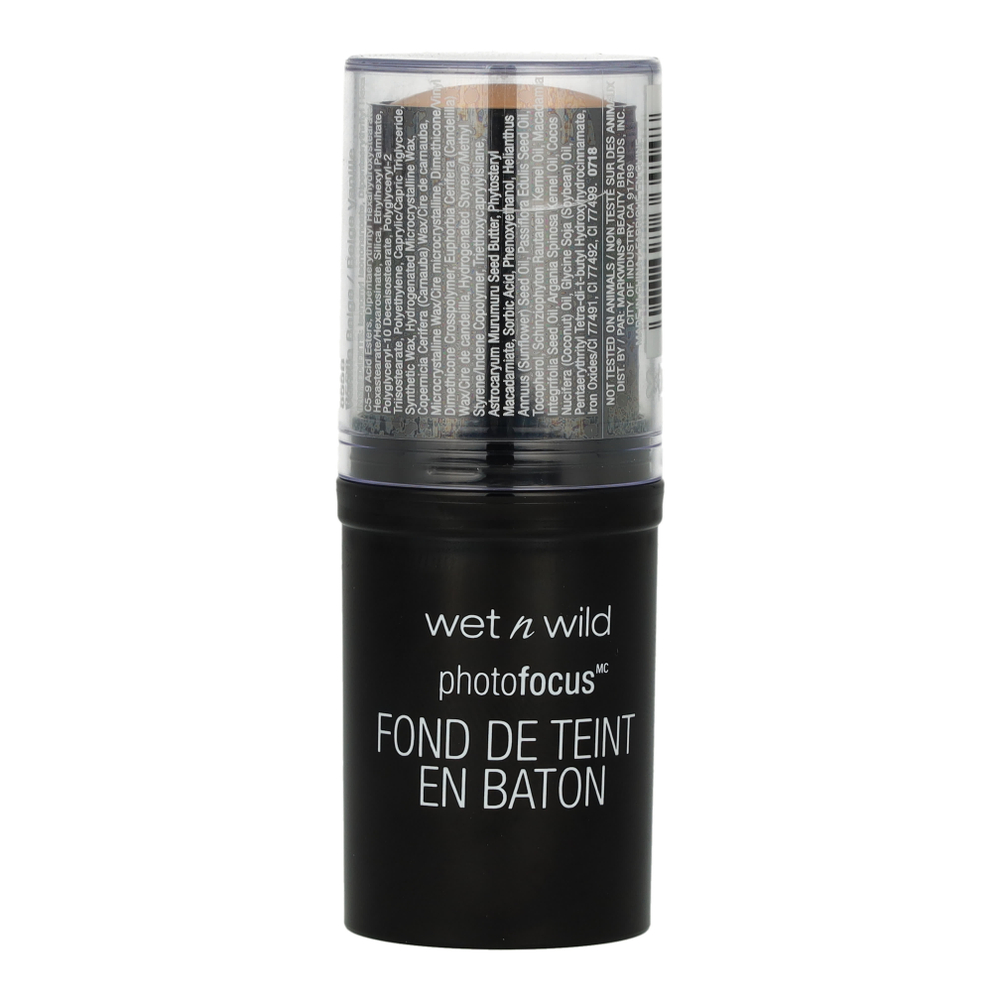 wet n wild, PhotoFocus, тональный крем-стик, 855B ванильно-бежевый, 1 стик