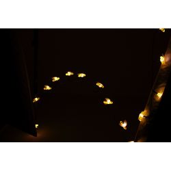 ERASG024-03 ЭРА Садовая гирлянда Пчелки на солнечной батарее, 5,8 м | Садовые декоративные светильники