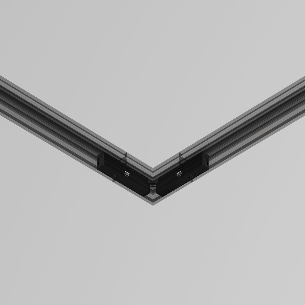 Коннектор питания угловой 3см Maytoni Levity TRA184CPC-1B-3