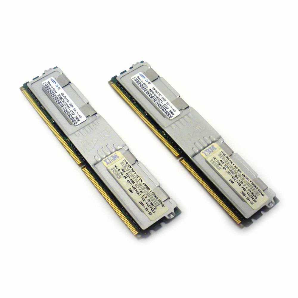 Оперативная память IBM 8 GB (2x4GB kit) PC2-5300 FBD 46C7420