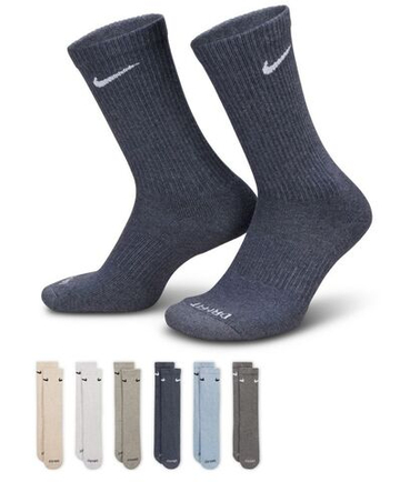 Теннисные носки Nike Everyday Plus Cushion Crew 6P - разноцветный