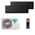Мульти сплит-система Hisense на 2 комнаты (20+20 кв.м.) VIBE PRO CARBON