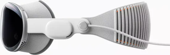 Очки виртуальной реальности Apple Vision Pro, 256 ГБ, серебристый/белый