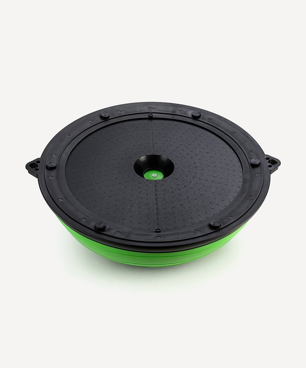 Полусфера "BOSU" GB-501 с эспандерами, с насосом, зеленый