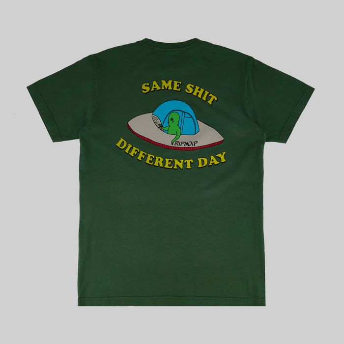Футболка мужская Ripndip Same Shit Different Day Tee артикул:RND10101 - купить в магазине Дайс