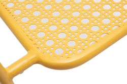 "Посейдон" стул стальной, цвет желтый