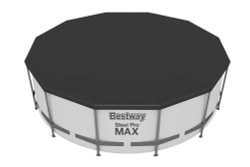 Каркасный бассейн Bestway 366х122 см + фильтр-насос 2006 л/ч, тент, лестница (56420 BW)