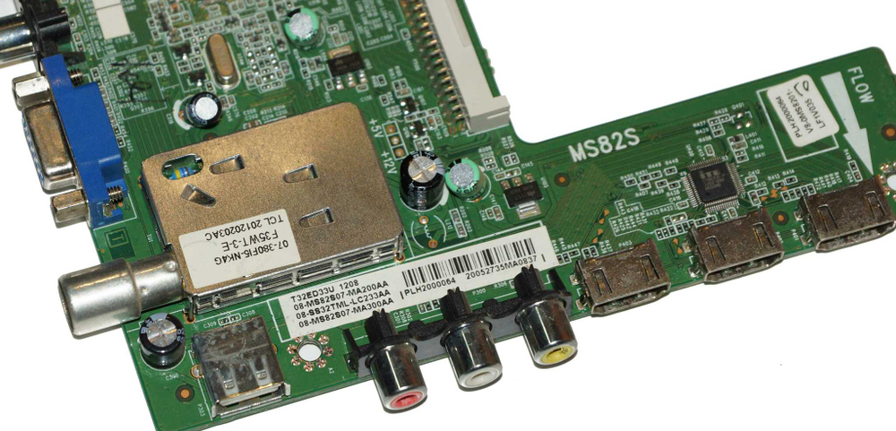 Плата 40-MS82S0-MAD2XG main board телевизора Thomson T32ED33U