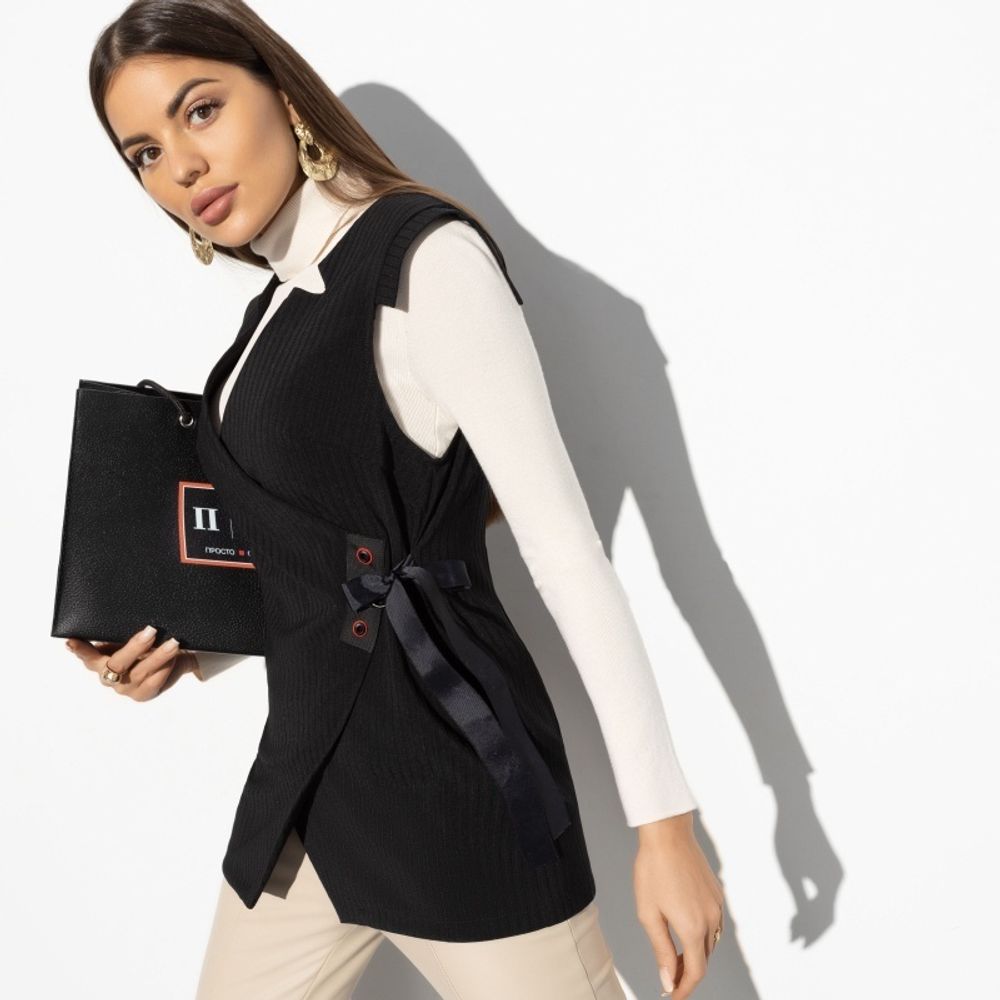 Жилет Циклы моды (блэк) Charutti (Акция)