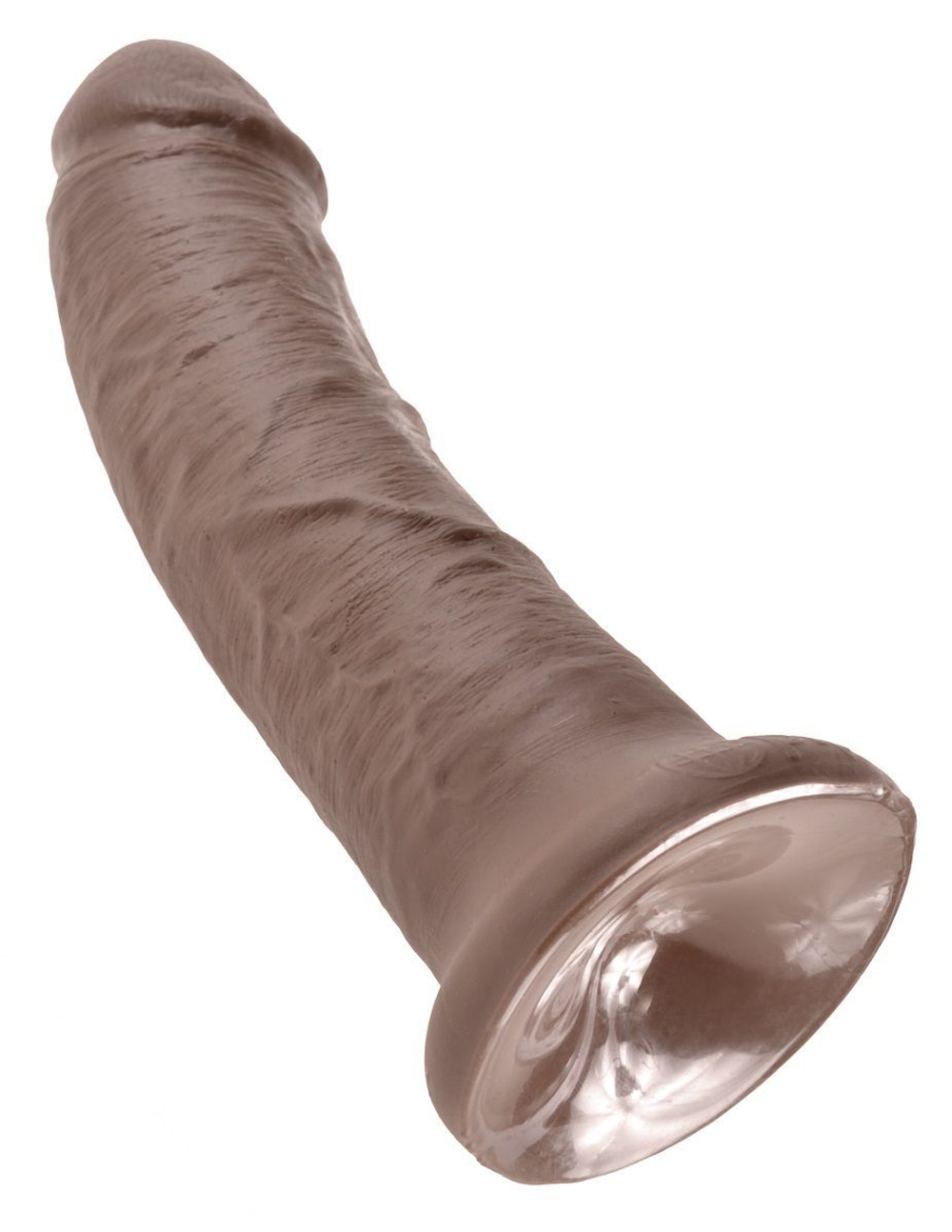 Коричневый фаллоимитатор 8" Cock - 20,3 см.