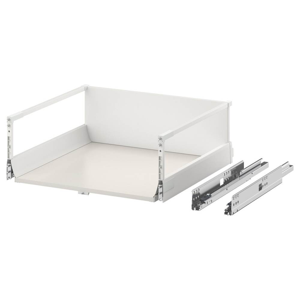 IKEA MAXIMERA  (ИКЕА МАКСИМЕРА)  -  Ящик, высокий, белый, 60x60 см