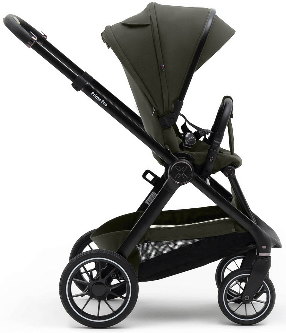 Коляска Agex Prima Pro 3 в 1 с автокреслом i-Safe Grey APF664 Green (Зеленый)