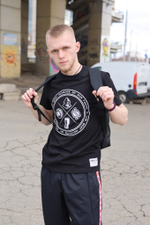 Футболка UNAFFECTED Круг Черный