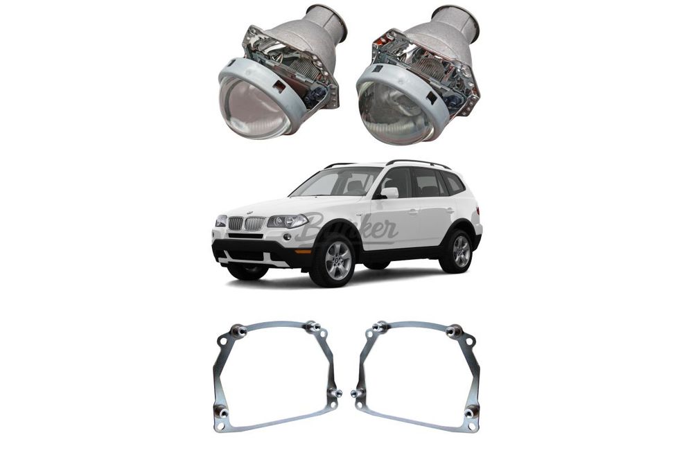 Готовый комплект для замены штатных линз Bosch AL с AFS, BMW X3 E83 2003-2010