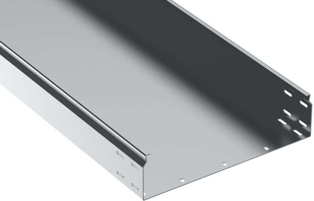 Лоток листовой неперфорир. 100х400 L2500 сталь 2.0мм ESCA 7 IEK CLN10-100-400-200-D25