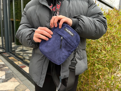 Cумка Тайна Вельвет Синий