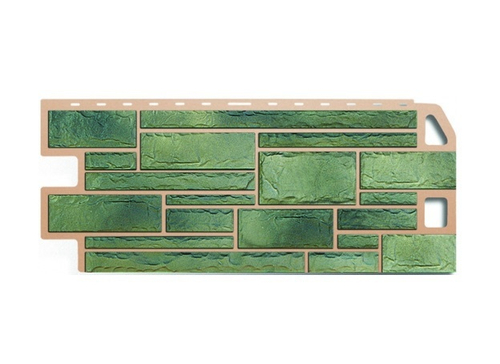 Фасадная панель Камень Альта профиль Малахит (сайдинг)
