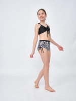 купальник раздельный 3 в 1 с шортами и топ накидка