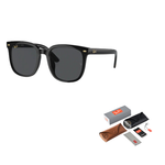 RayBan Injection Molded Square Sunglasses Unisex Black