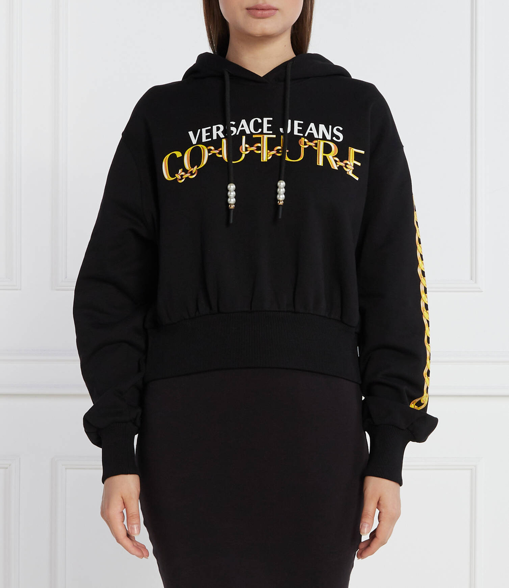 Худи Versace Jeans Couture - черный(75HAIF01CF01F)