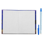 Блокнот детский Basir на замке, с ручкой, формат А6, серия "Космос", переплет 7БЦ, 14.7*11 см, 48 листов, ассорти