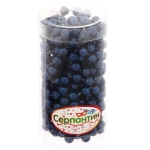 Бусы на елку 2,7м «Шарик» d-6мм, сапфир (pvc коробка)