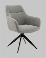 Стул обеденный Enid серо-зеленый ткань Sonic