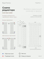 Дизайн-радиатор Royal Thermo SHIFT_R