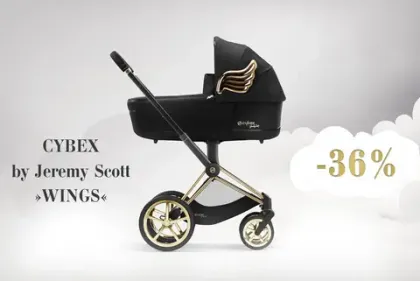 Коляски Cybex Priam IV by Jeremy Scott Wings со скидкой 130 300 рублей!