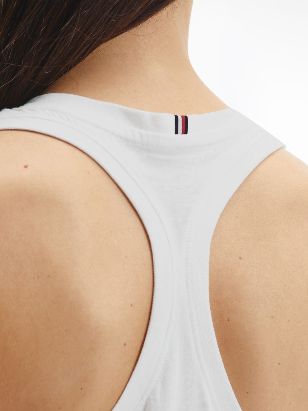 Женский топ теннисный Tommy Hilfiger Regular Tank Top - белый