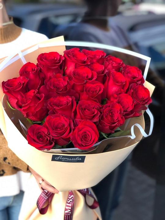 Букет из роз "21 нежность"