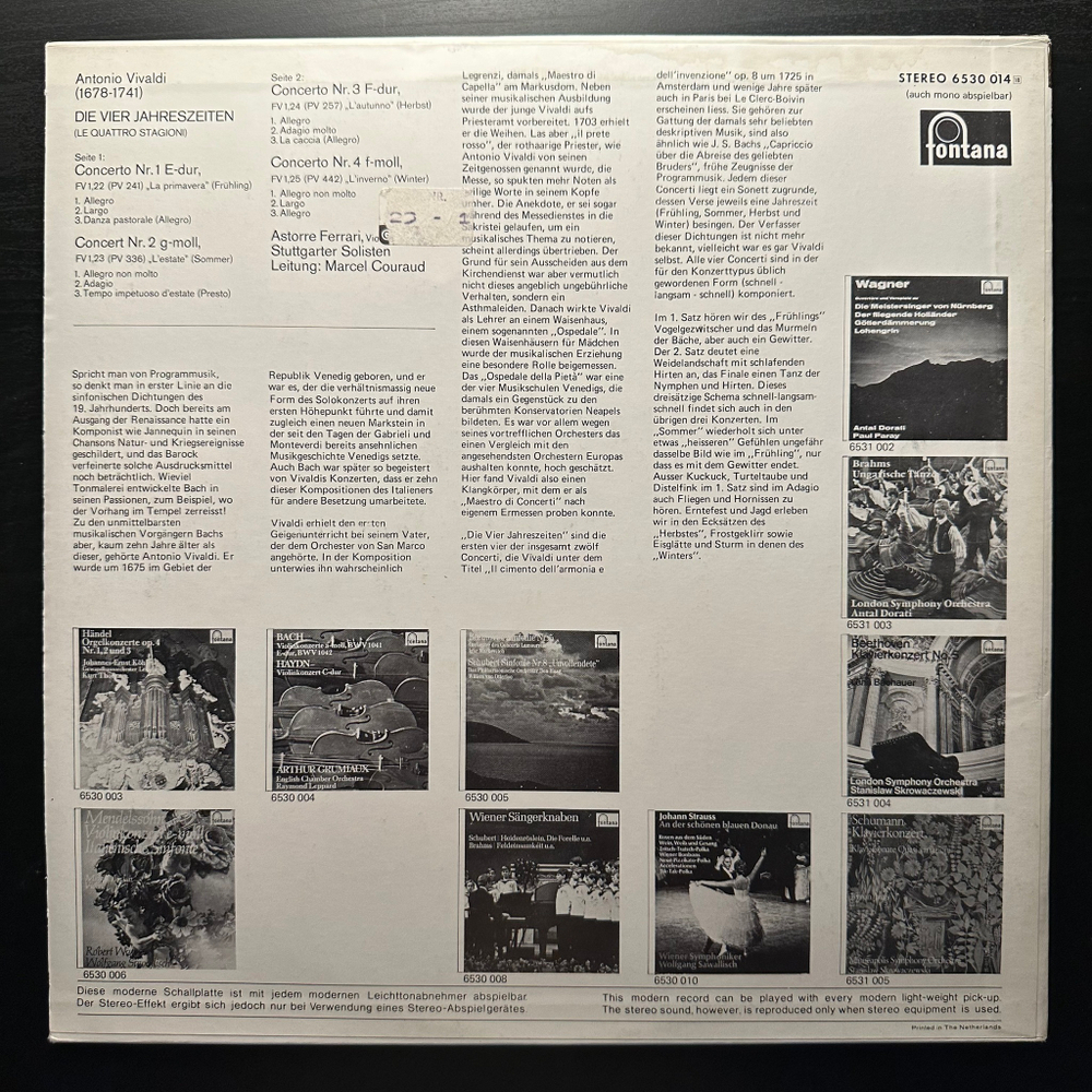 Вивальди, Асторре Феррари - Времена года (Голландия)