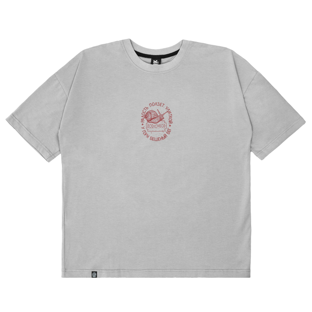 Футболка HOOK "Радость" Серый