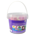 Мелки фигурные для асфальта Гамма "Малыш", ассорти, 16шт., пластиковое ведро