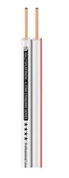 Adam Hall K4L215FLATSNOW - кабель спикерный, 2 x 1.5 мм2, плоский, белый