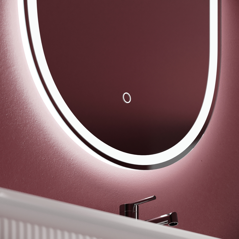 Зеркало с подсветкой Sancos Oval 550х1050 мм