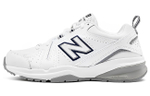 New Balance NB 608 fabric leather sports and leisure non-slip wear-resistant breathable low-top training shoes women's white and black