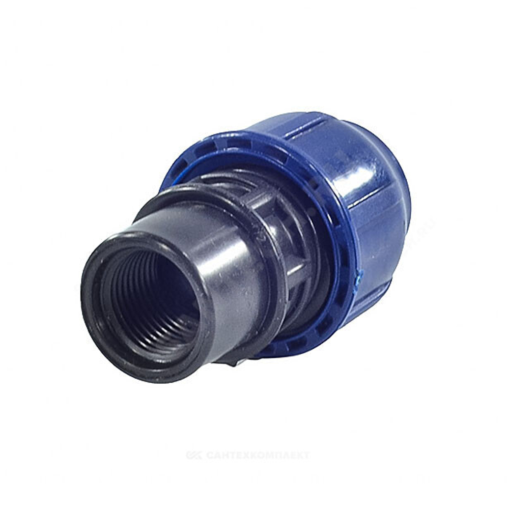 Муфта компрессионная ПЭ Дн 20х3/4" ВР Ру16 RTP (РосТурПласт) 11479