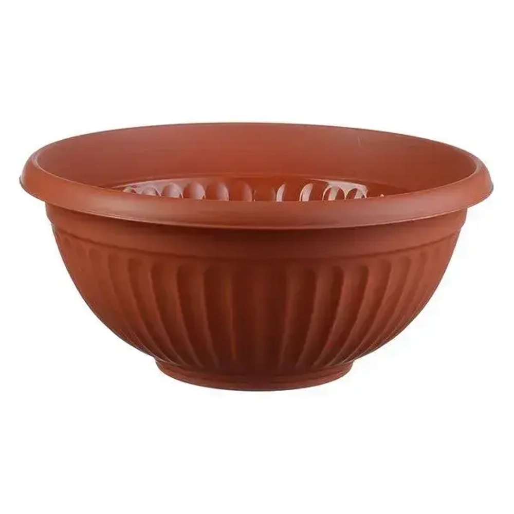 Кашпо-миска ЛИВИЯ D400мм Терракотовый 0,18,4х0,4м (комплект 11 шт)