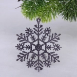 Набор ёлочных украшений «Wish» 6 см + 4 см (50 предмета), Графит