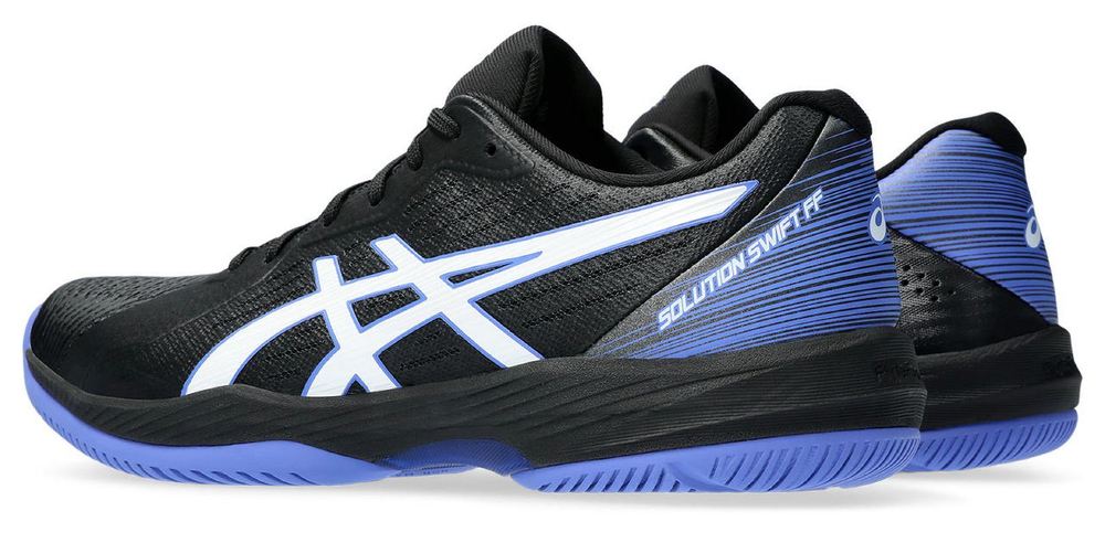 Мужские кроссовки теннисные Asics Solution Swift FF - black/sapphire