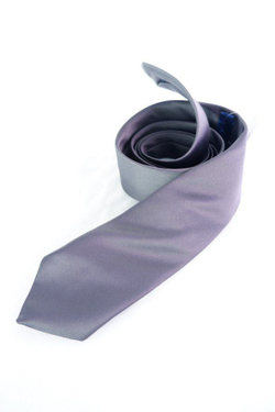 Галстук графитового оттенка лаконичный