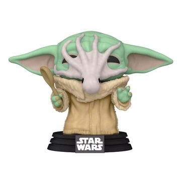 Фигурка Funko POP! Bobble Star Wars Mandalorian Grogu with Chowder Squid (Exc) (469) 54528