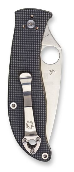 Складной нож Spydercо Polestar 220GPGY c клинком из стали CTS-BD1, рукоять G10