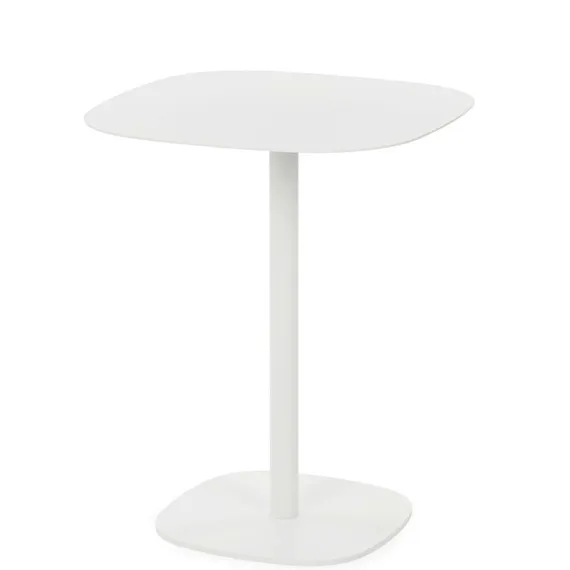 Барный стол Square 60х60х73 см, белый металл